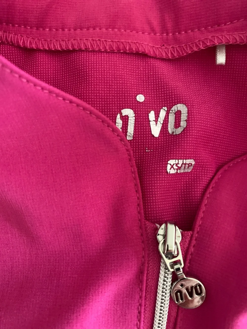Nivo Zip-Front Shift Dress in Fuchsia-XS fuchsia pink